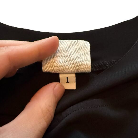 Planet by Lauren G Matte Jersey Fashion Tee Lagenlook Black - Size 1 (4-8) - Picture 4 of 14